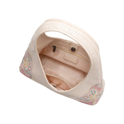 Bone Tinsley Recycled Vegan Leather Shoulder Bag - Melie Bianco