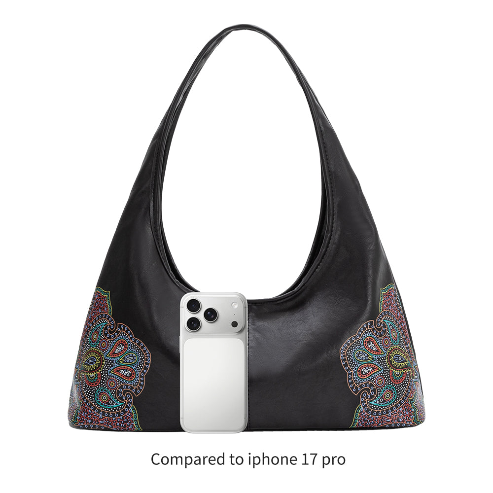 Bone Tinsley Recycled Vegan Leather Shoulder Bag - Melie Bianco