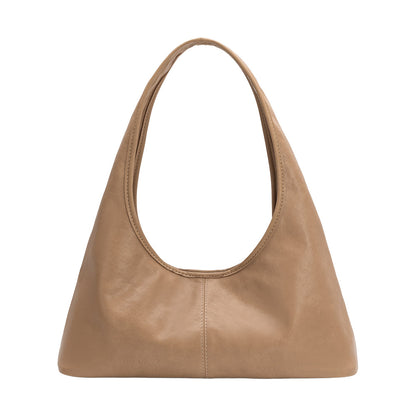 Tan Tinsley Recycled Vegan Leather Shoulder Bag - Melie Bianco