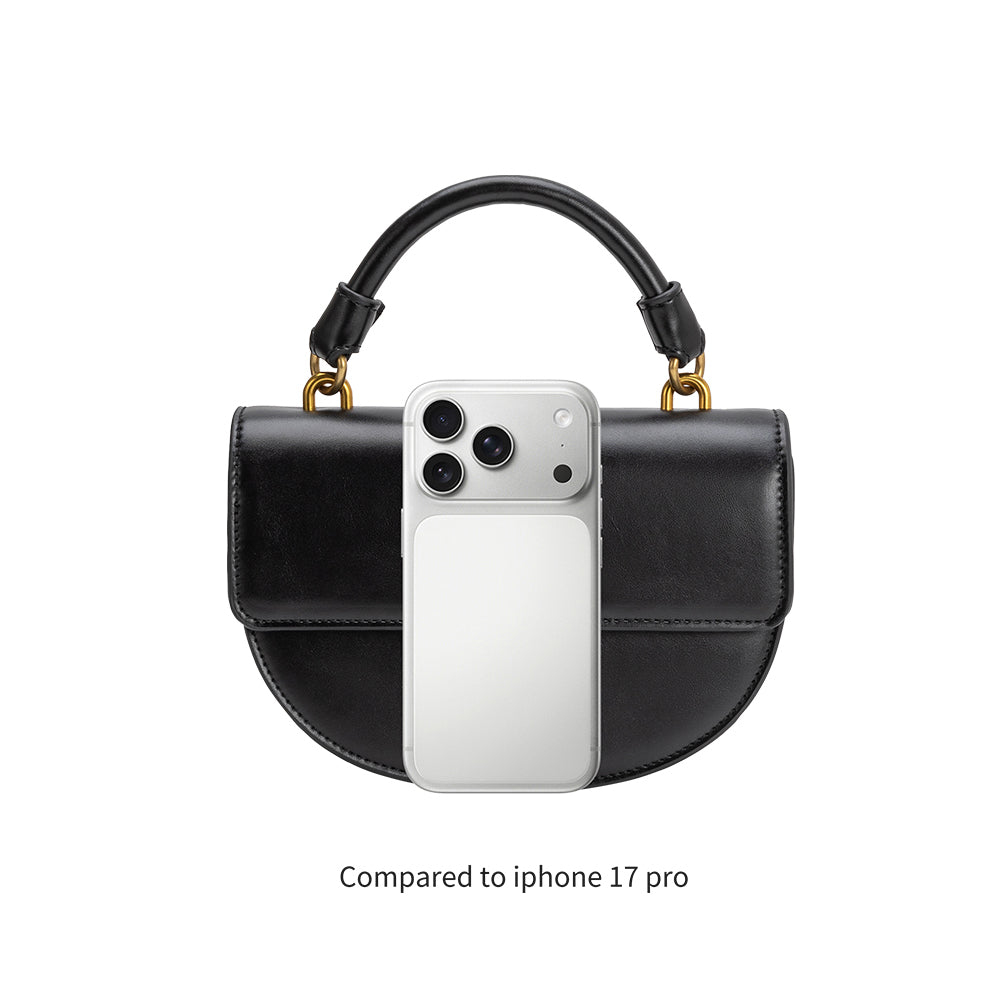 Mint Esther Recycled Vegan Leather Crossbody Bag - Melie Bianco