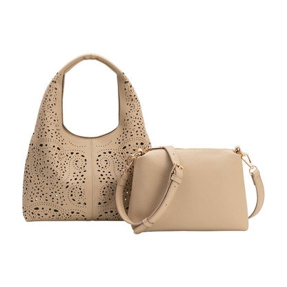 Mint Farrow Small Vegan Leather Tote Bag - Melie Bianco