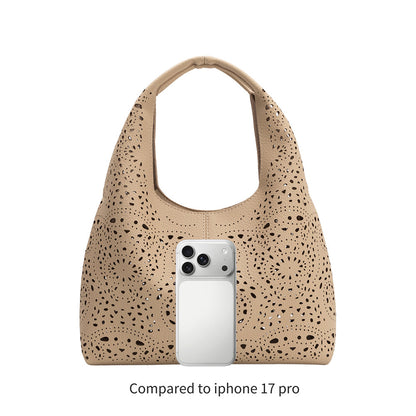 Mint Farrow Small Vegan Leather Tote Bag - Melie Bianco
