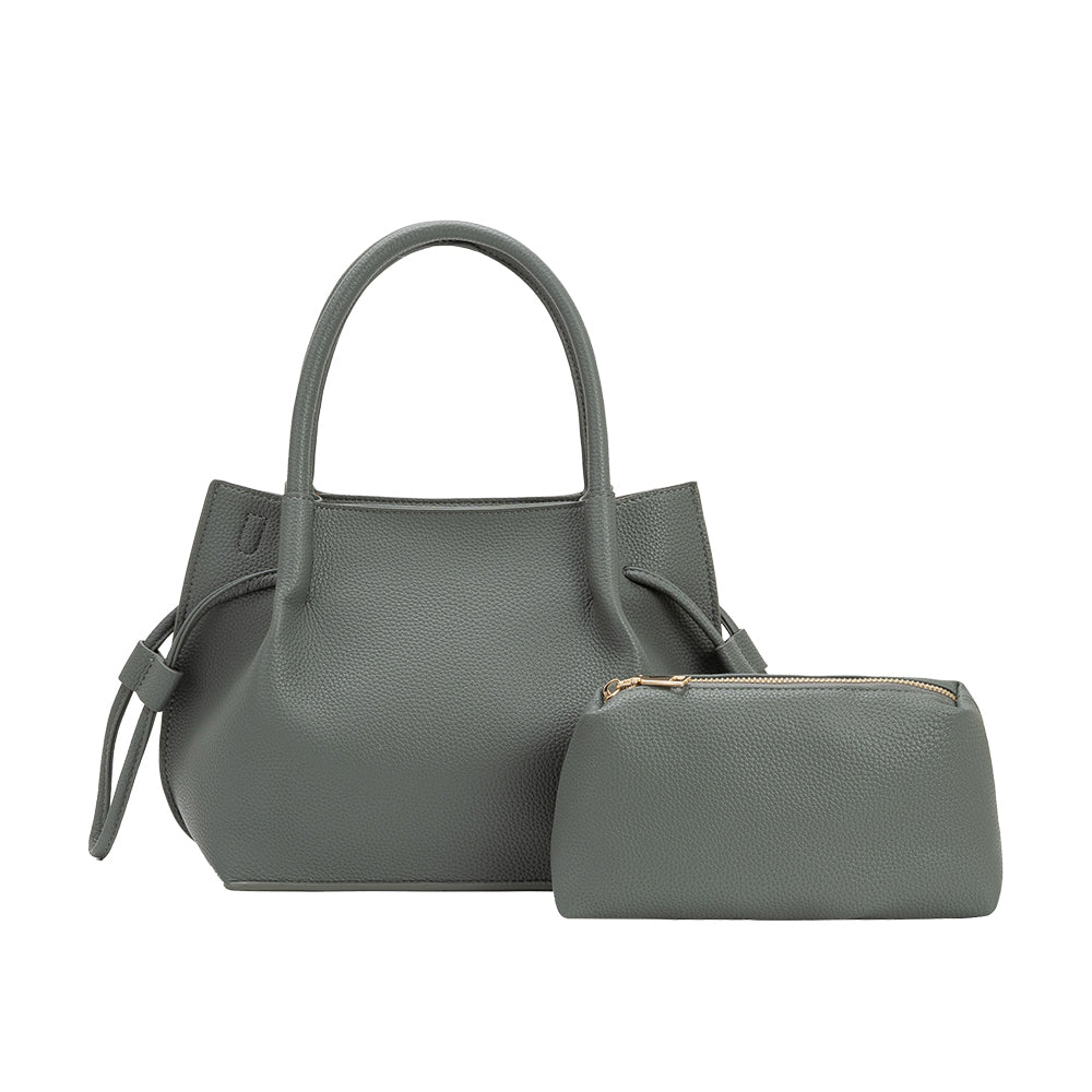 Sage Tyler Recycled Vegan Leather Crossbody Bag - Melie Bianco