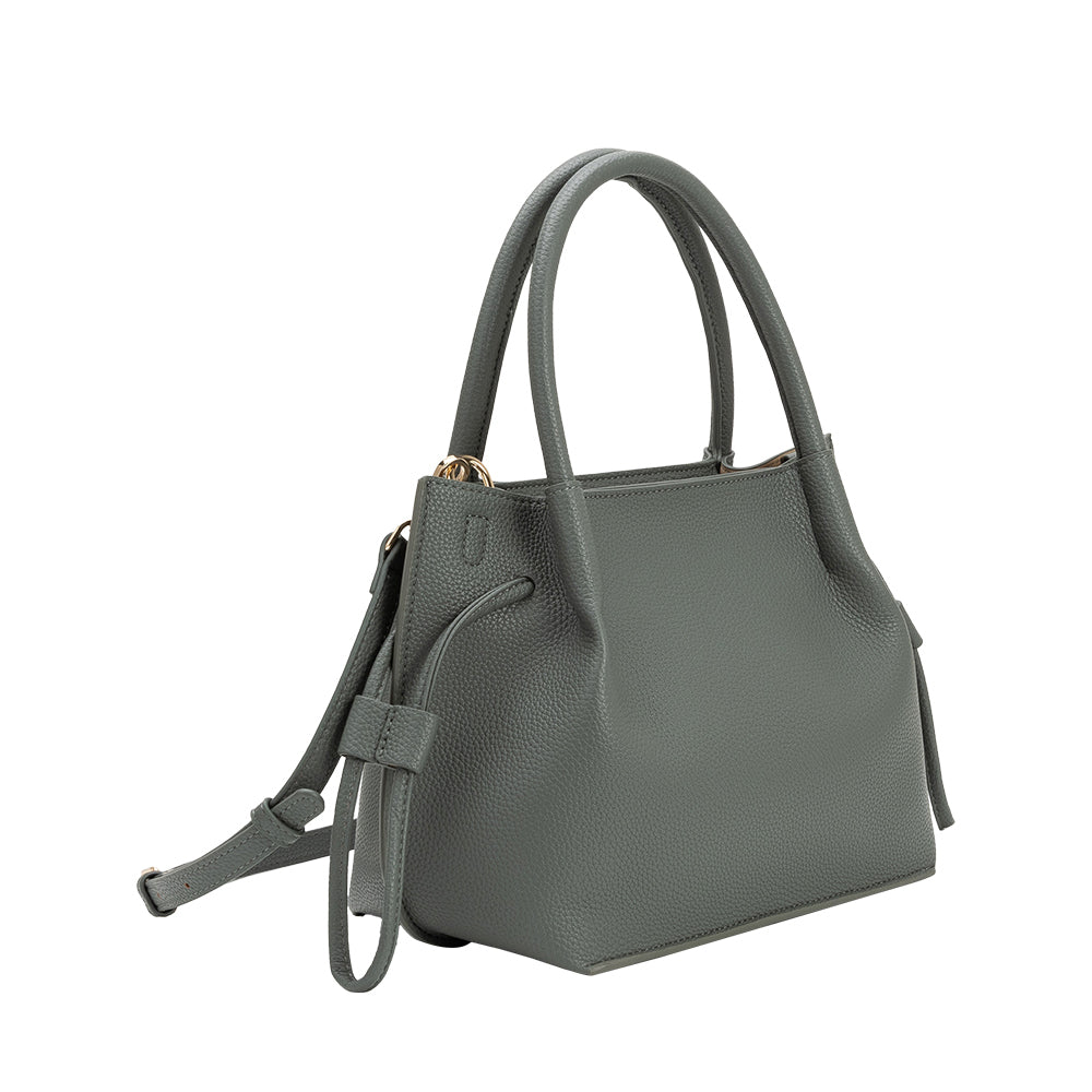 Sage Tyler Recycled Vegan Leather Crossbody Bag - Melie Bianco