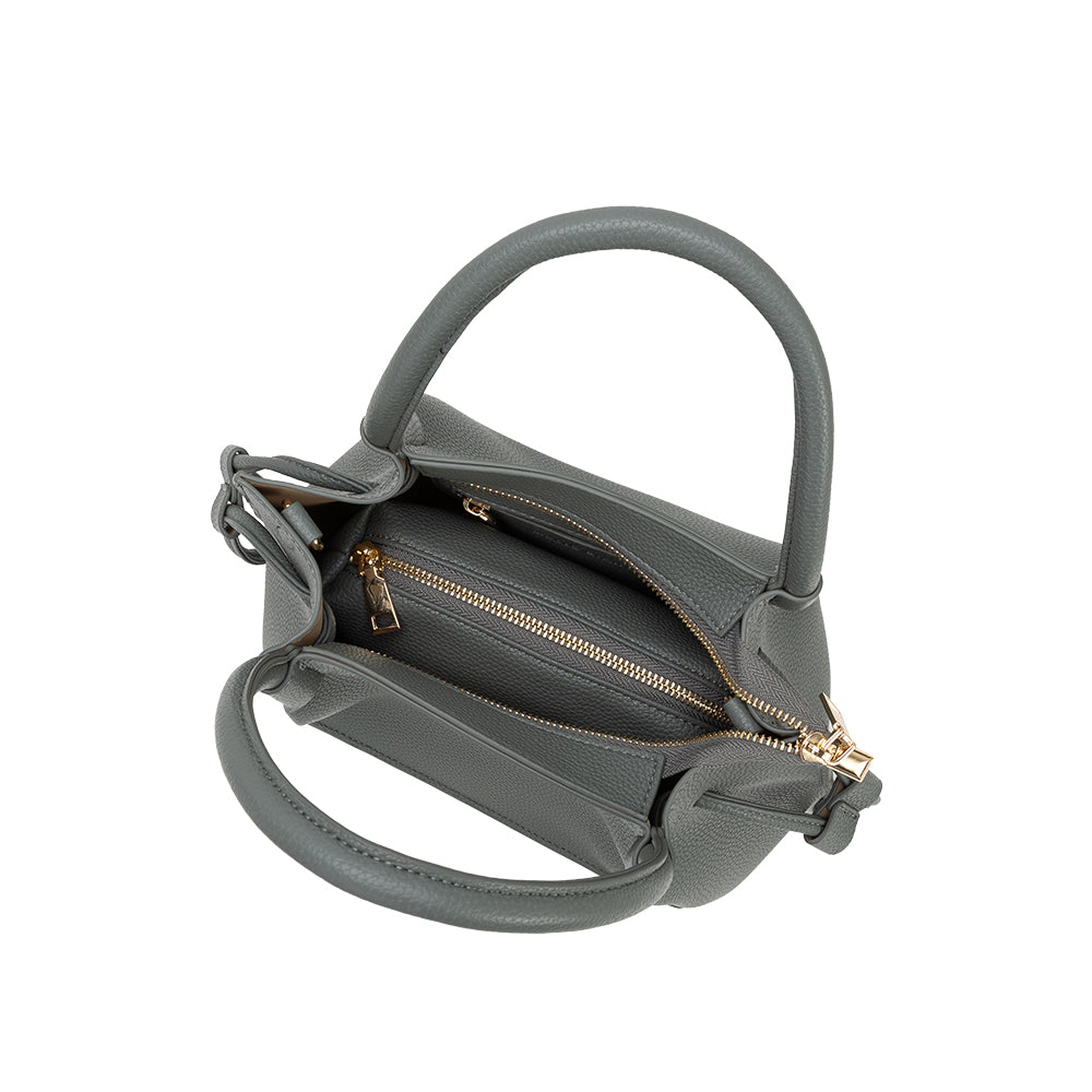 Sage Tyler Recycled Vegan Leather Crossbody Bag - Melie Bianco