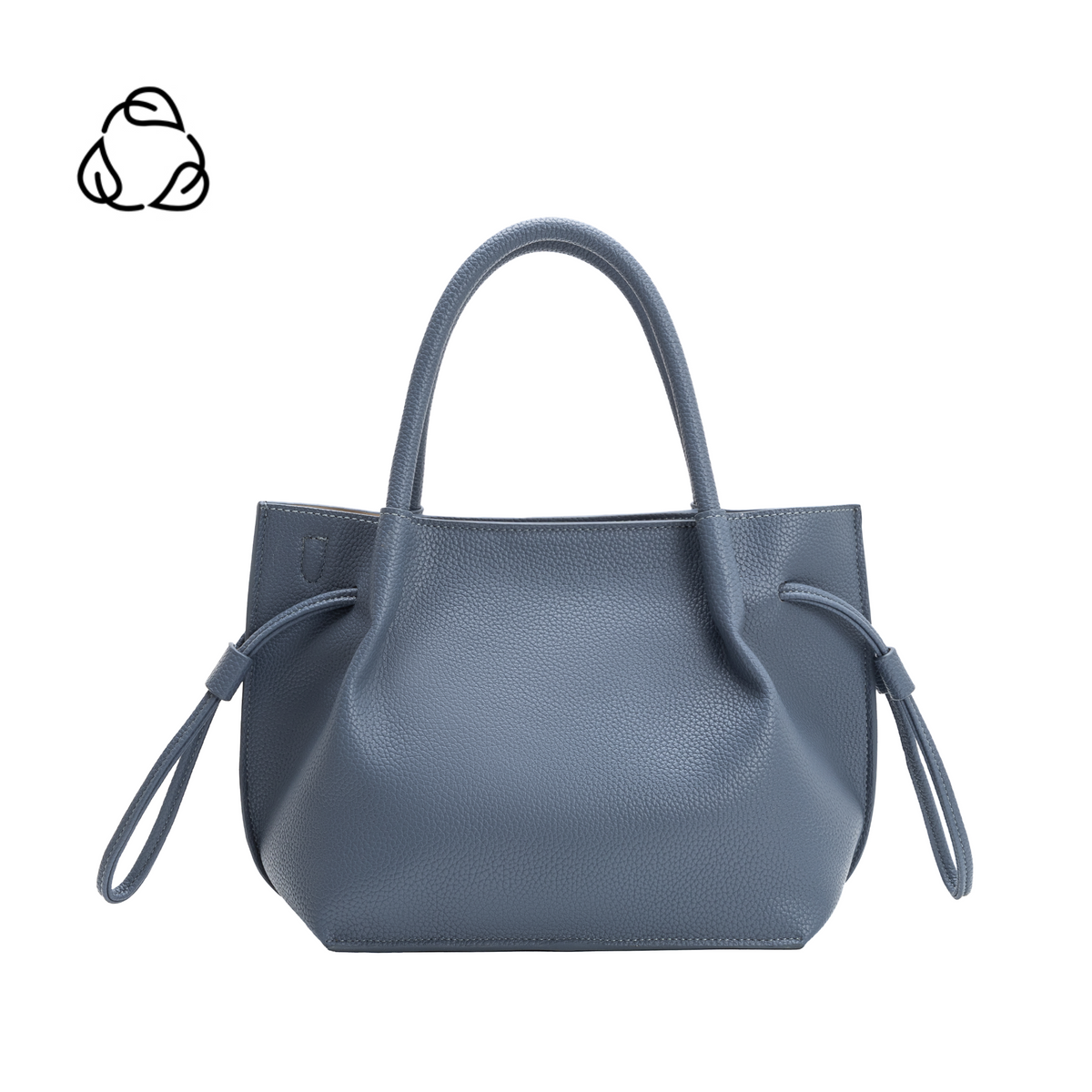 Slate Tyler Recycled Vegan Leather Crossbody Bag - Melie Bianco