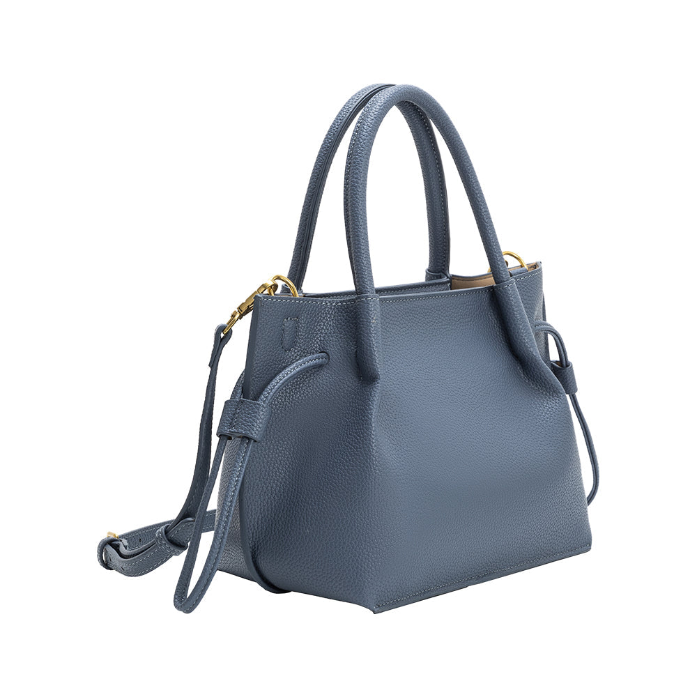 Slate Tyler Recycled Vegan Leather Crossbody Bag - Melie Bianco