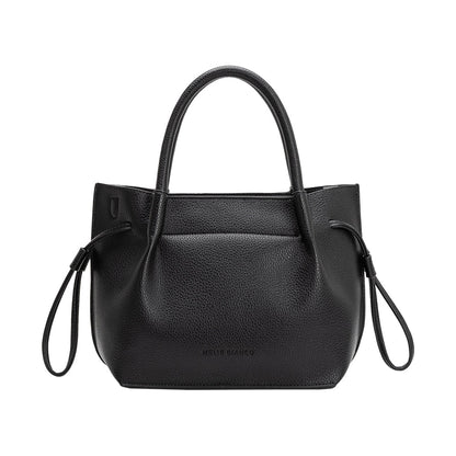 Black Tyler Recycled Vegan Leather Crossbody Bag - Melie Bianco