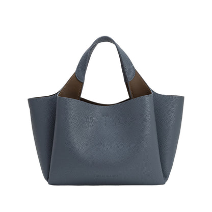 Slate Whitley Recycled Vegan Leather Tote Bag - Melie Bianco