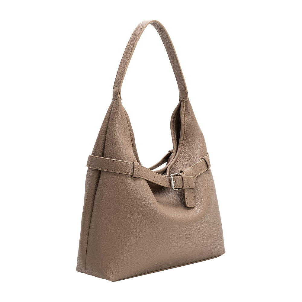 Taupe Amerie Recycled Vegan Leather Tote Bag - Melie Bianco