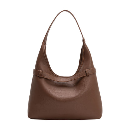 Chocolate Amerie Recycled Vegan Leather Tote Bag - Melie Bianco