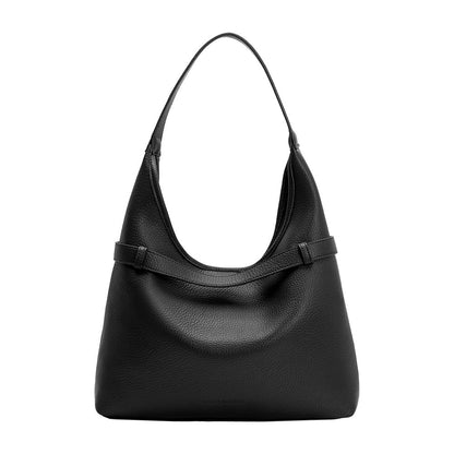 Black Amerie Recycled Vegan Leather Tote Bag - Melie Bianco