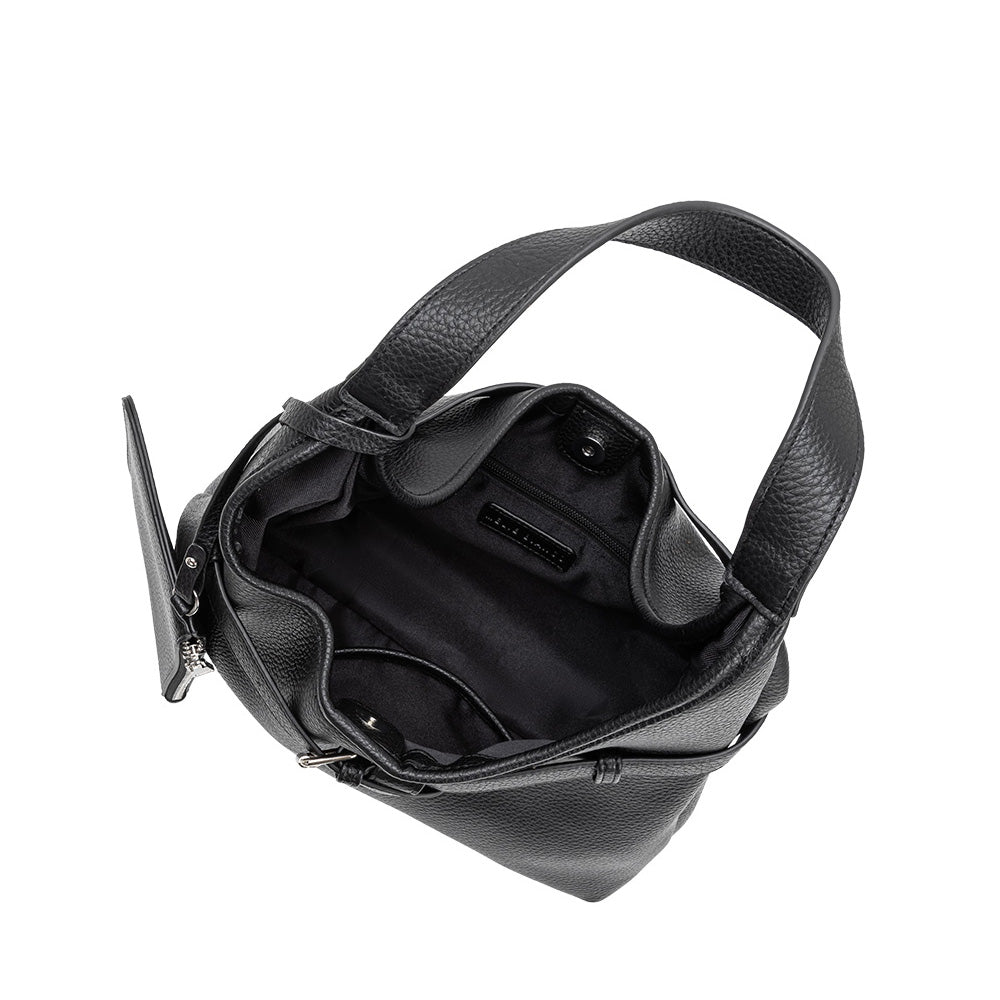Black Amerie Recycled Vegan Leather Tote Bag - Melie Bianco