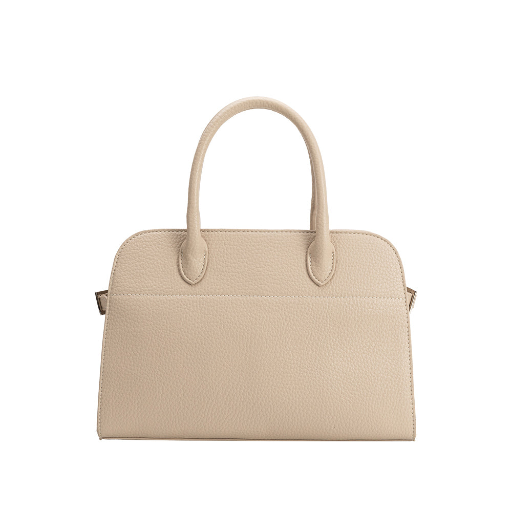 Bone Marlo Recycled Vegan Leather Top Handle Bag - Melie Bianco