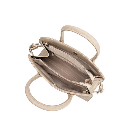 Bone Marlo Recycled Vegan Leather Top Handle Bag - Melie Bianco