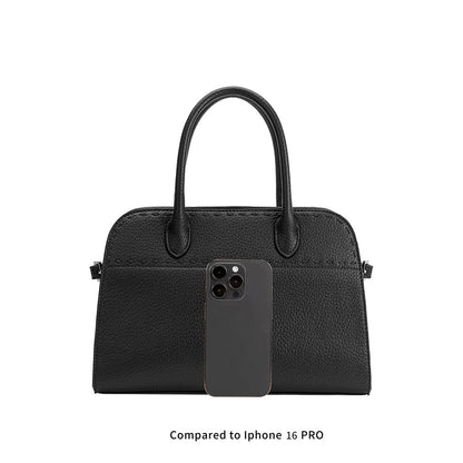 Bone Marlo Recycled Vegan Leather Top Handle Bag - Melie Bianco
