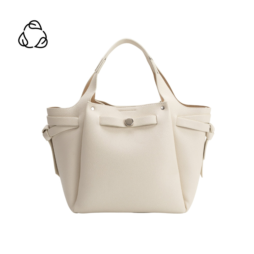 Bone Avril Recycled Vegan Leather Top Handle Bag - Melie Bianco