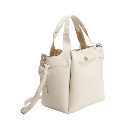 Bone Avril Recycled Vegan Leather Top Handle Bag - Melie Bianco