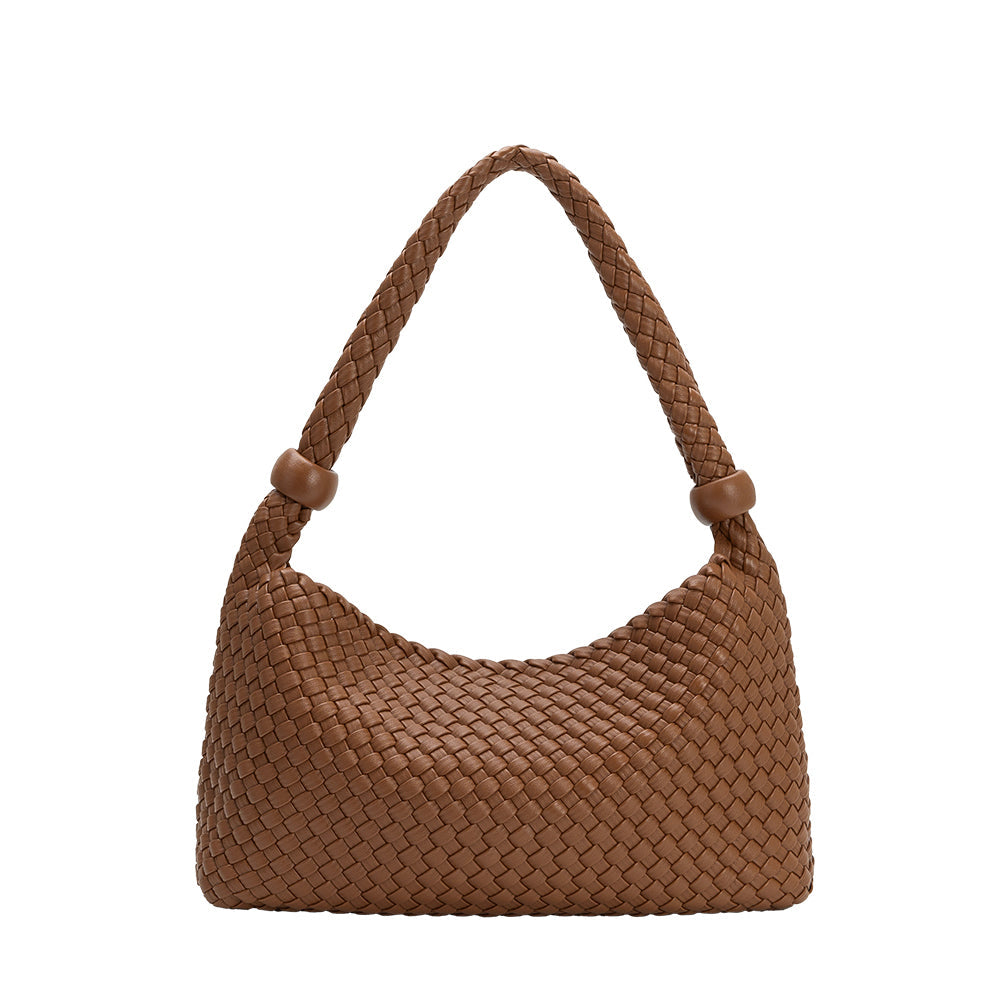 Saddle Quinn Recycled Vegan Leather Shoulder Bag - Melie Bianco