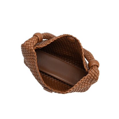 Saddle Quinn Recycled Vegan Leather Shoulder Bag - Melie Bianco