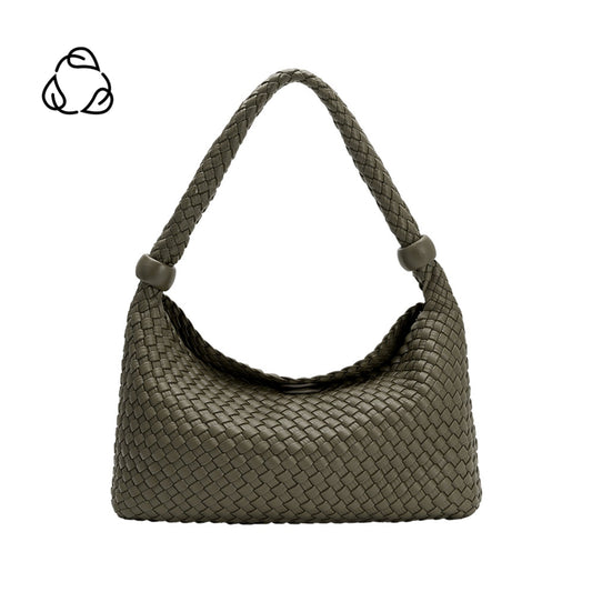 Olive Quinn Recycled Vegan Leather Shoulder Bag - Melie Bianco