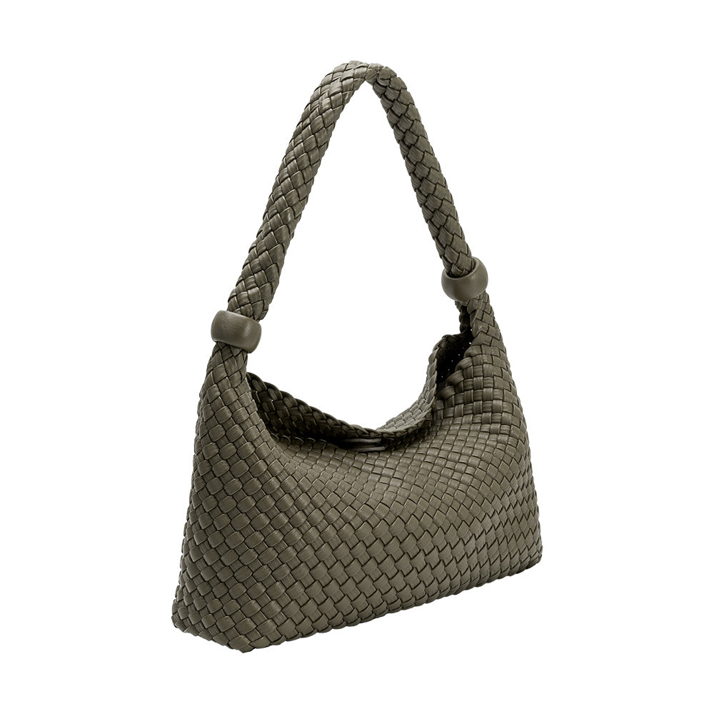 Olive Quinn Recycled Vegan Leather Shoulder Bag - Melie Bianco
