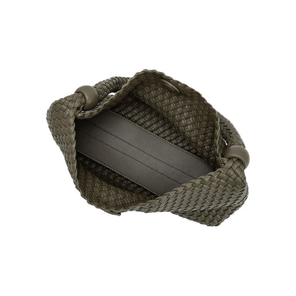 Olive Quinn Recycled Vegan Leather Shoulder Bag - Melie Bianco