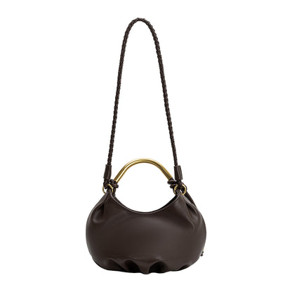 Espresso Dottie Recycled Vegan Leather Top Handle Bag - Melie Bianco