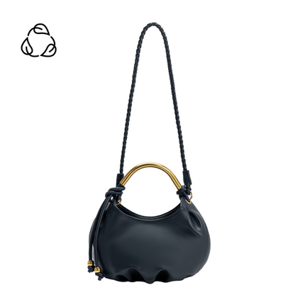 Peacock Dottie Recycled Vegan Leather Top Handle Bag - Melie Bianco