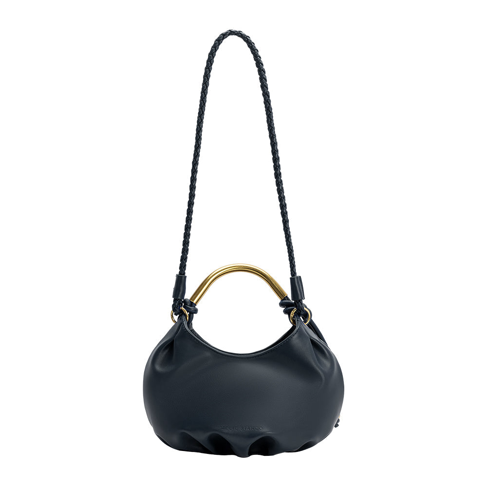 Peacock Dottie Recycled Vegan Leather Top Handle Bag - Melie Bianco