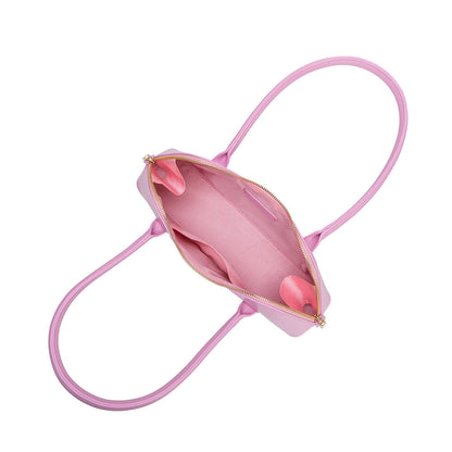 Pink Dakota Recycled Vegan Leather Shoulder Bag - Melie Bianco