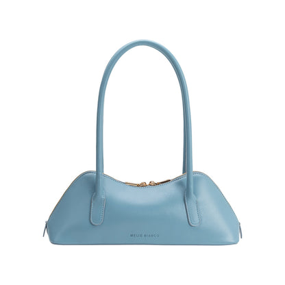 Blue Dakota Recycled Vegan Leather Shoulder Bag - Melie Bianco