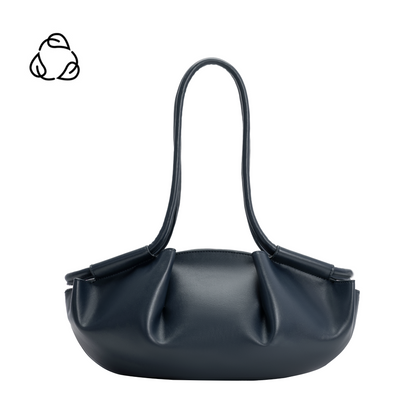 Peacock Candace Recycled Vegan Leather Shoulder Bag - Melie Bianco