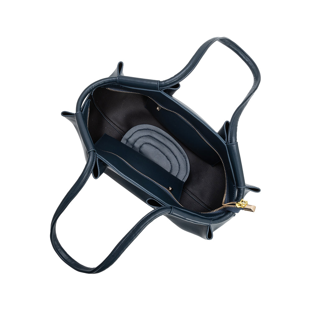 Peacock Candace Recycled Vegan Leather Shoulder Bag - Melie Bianco
