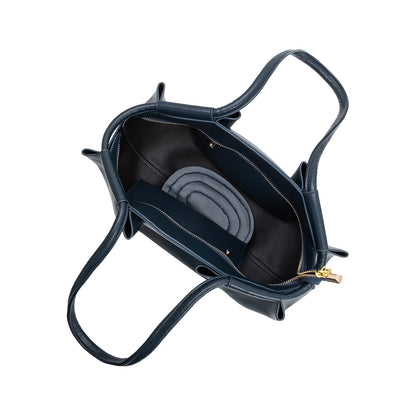 Peacock Candace Recycled Vegan Leather Shoulder Bag - Melie Bianco