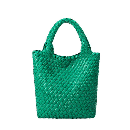 Green Eloise Recycled Vegan Leather Tote Bag - Melie Bianco