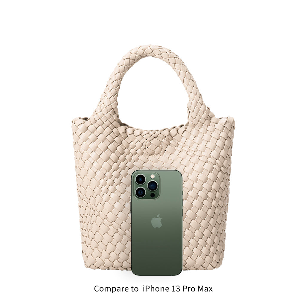 Green Eloise Recycled Vegan Leather Tote Bag - Melie Bianco