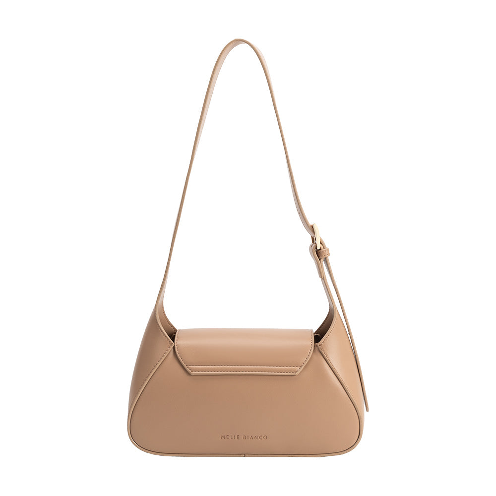 Nude Melody Recycled Vegan Leather Shoulder Bag - Melie Bianco