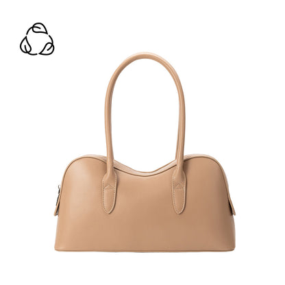 Nude Tilda Recycled Vegan Leather Shoulder Bag - Melie Bianco