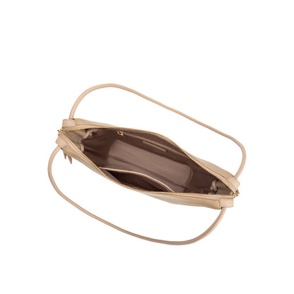 Mushroom Wesley Recycled Vegan Leather Shoulder Bag - Melie Bianco