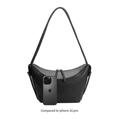 Plum Wesley Recycled Vegan Leather Shoulder Bag - Melie Bianco