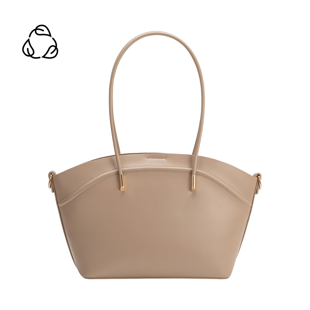 Nude Hazel Recycled Vegan Leather Tote Bag - Melie Bianco