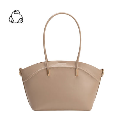 Nude Hazel Recycled Vegan Leather Tote Bag - Melie Bianco