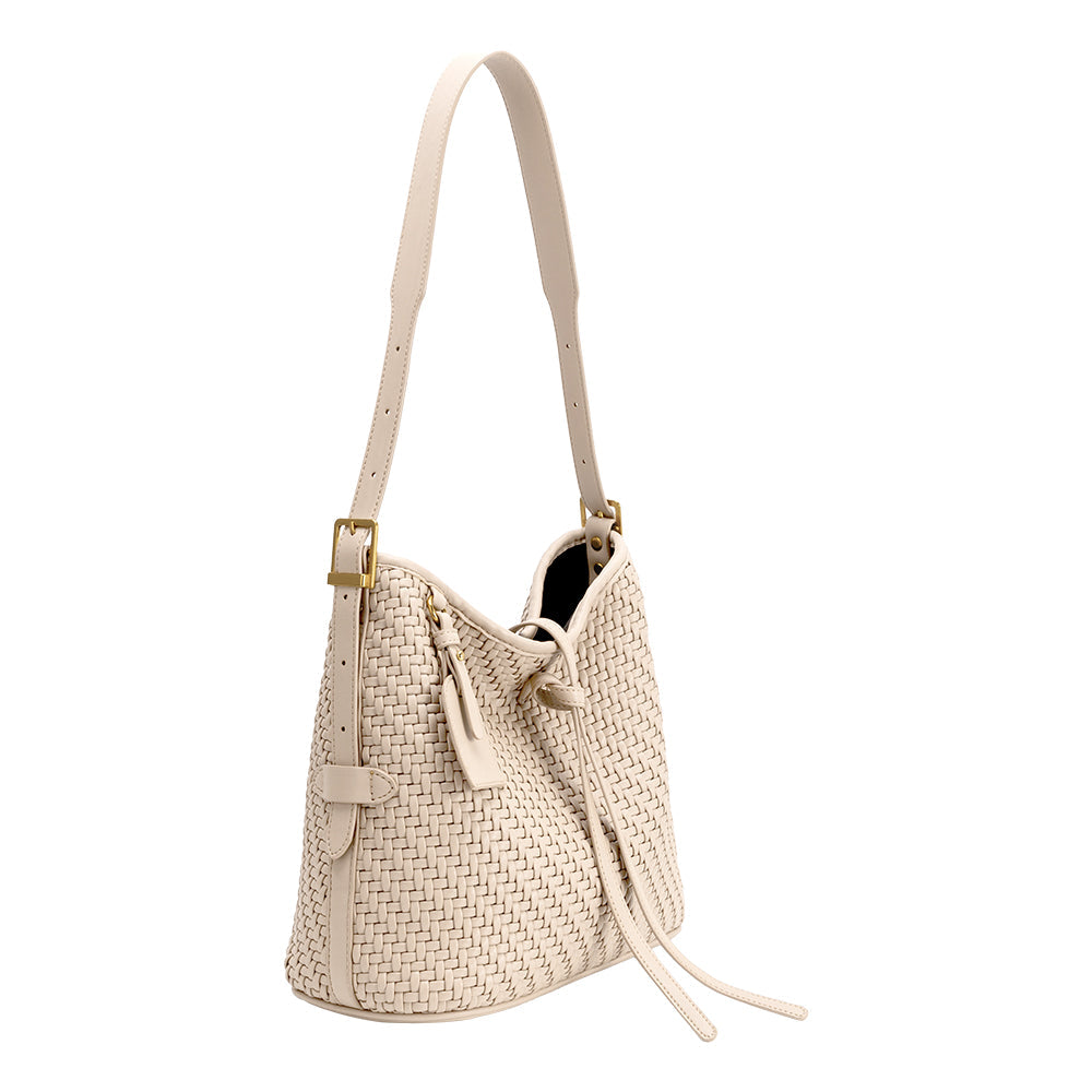 Bone Thalia Recycled Vegan Leather Tote Bag - Melie Bianco