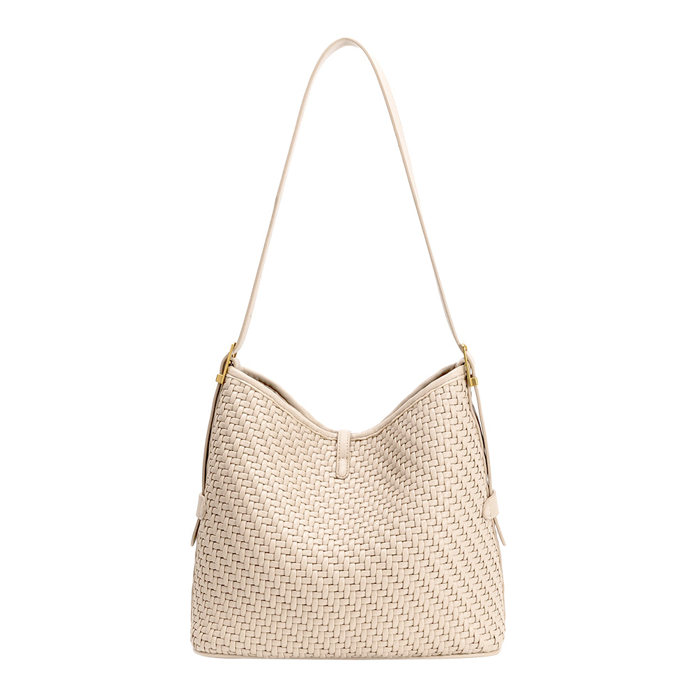 Bone Thalia Recycled Vegan Leather Tote Bag - Melie Bianco
