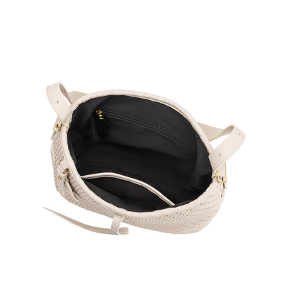 Bone Thalia Recycled Vegan Leather Tote Bag - Melie Bianco
