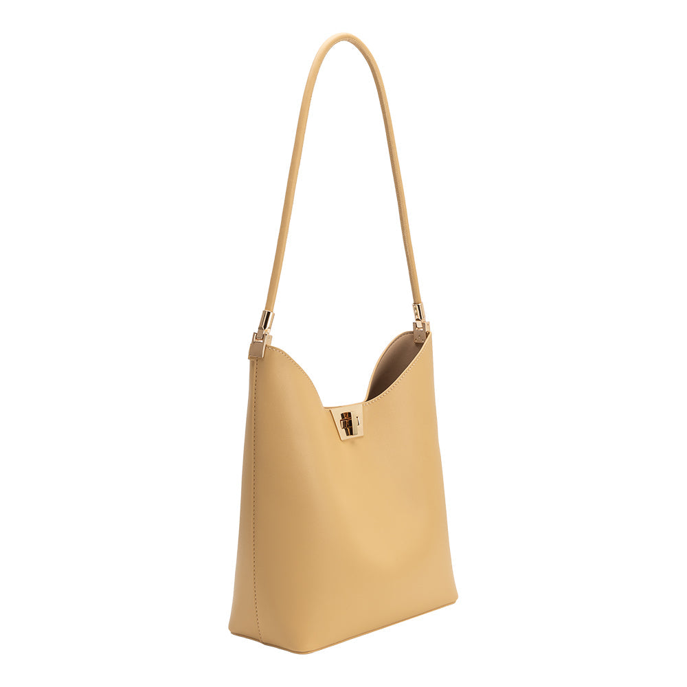 Wheat Billie Recycled Vegan Leather Tote Bag - Melie Bianco