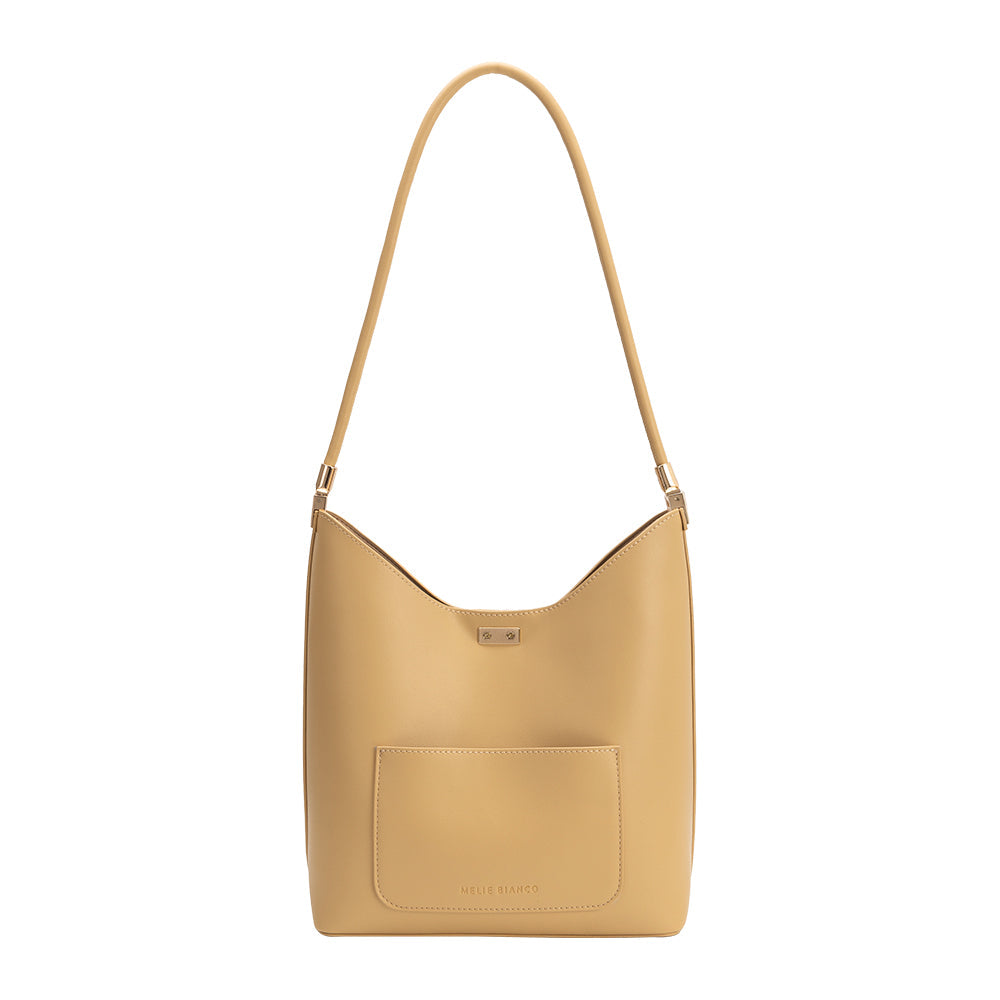 Wheat Billie Recycled Vegan Leather Tote Bag - Melie Bianco