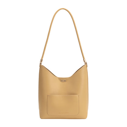 Wheat Billie Recycled Vegan Leather Tote Bag - Melie Bianco