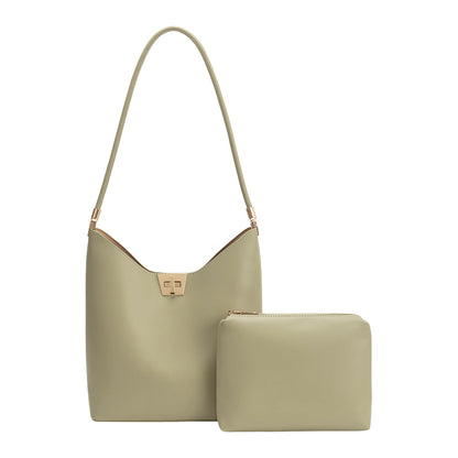 Mint Billie Recycled Vegan Leather Tote Bag - Melie Bianco